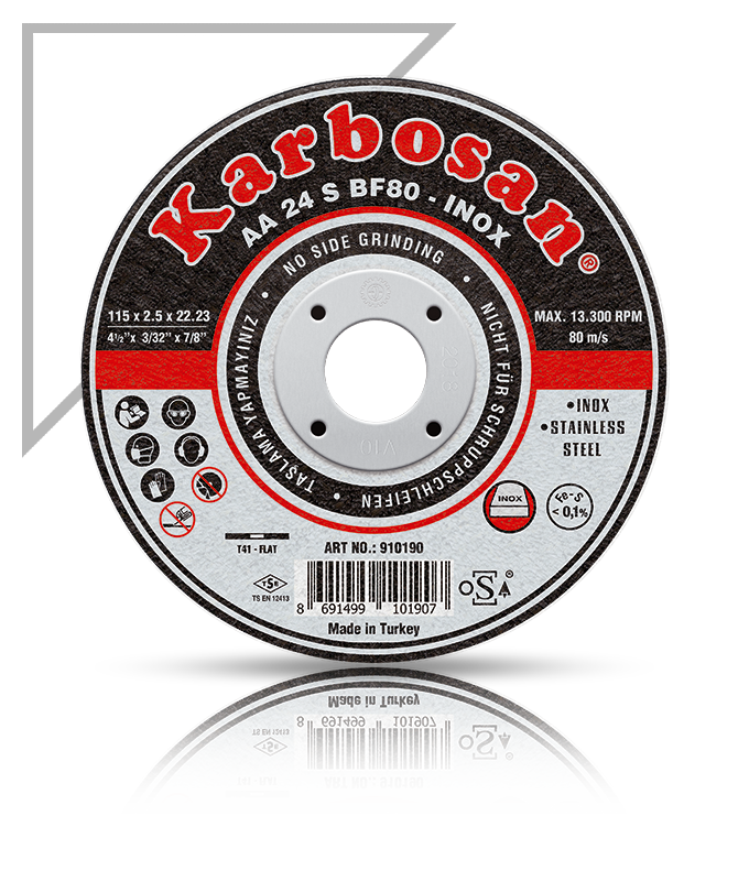 Karbosan 910390 115x1.6x22.23 Inox Kesme Diski