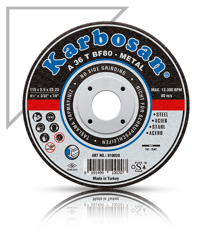 Karbosan 910910 115x3x22.23 Metal Kesme Diski