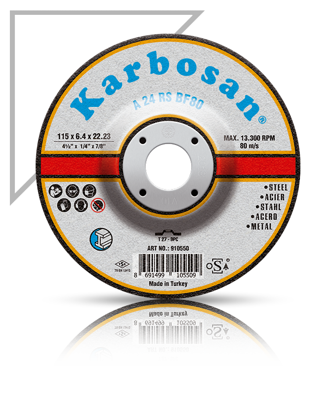 KARBOSAN 910550 115*6*22 NK METAL TAŞLAMA TAŞI