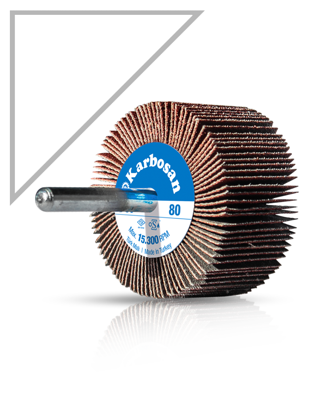 Karbosan Saplı Mop Zımpara 915445 25x30 60 Kum
