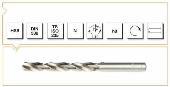 MTE MATKAP UCU 0.80 MM HSS DIN 338 RN