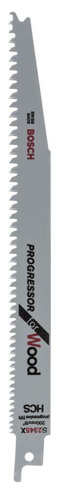 Bosch - Progressor Serisi Ahşap için Panter Testere Bıçağı S 2345 X - 5'li 2608654404