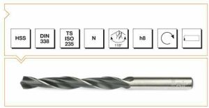 MTE MATKAP UCU 3.20 MM HSS DIN 338 RN