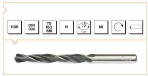 MTE MATKAP UCU 4.40 MM HSS DIN 338 RN
