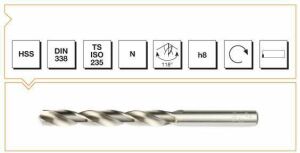 MTE HSS 2,00 MM TAŞLANNIŞ MATKAP DIN 338 RN